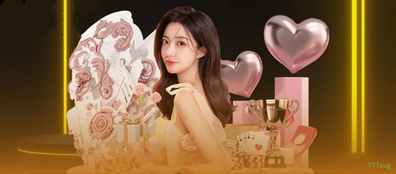 Imagem promocional do cassino online da 777sug mostrando jogos ao vivo